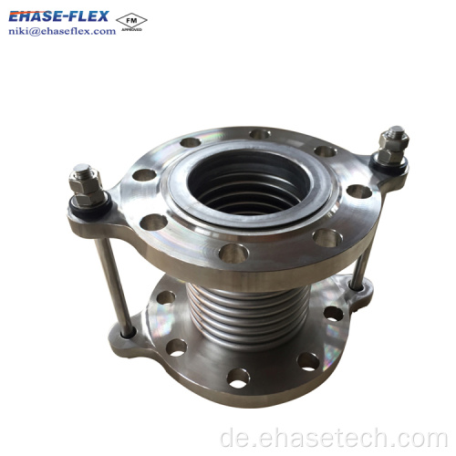 Metallschlauch mit flexiblem Flansch zum Absorbieren von Vibrationen